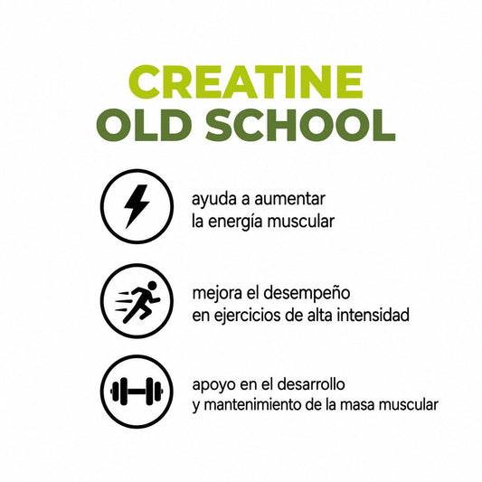 Creatina Old School: energía y desempeño